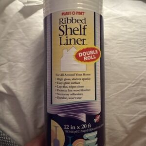 Plastic Shelf Liners for Wire Shelving, Drawer Liners for Kitchen, 12 In x 20 Ft